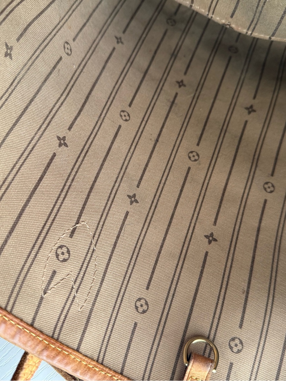 🤩 AUTHENTIC Louis Vuitton Monogram Canvas Neverfull MM Tote in Brown and Tan - Picture 12 of 14
